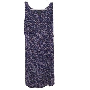 Lauren Ralph Lauren Blue Diamond Dress